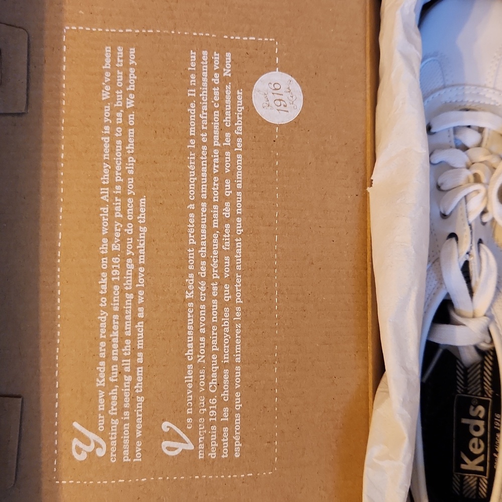 Keds Sportive T toe white size 10 - Picture 3 of 5